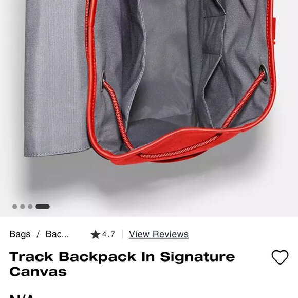 Coach Track Backpack - Picture 2 of 2